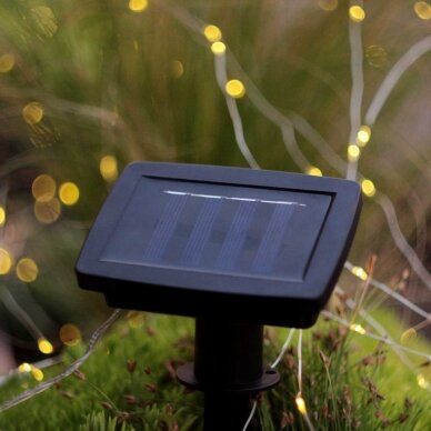 20m lemputės-vielutės su saulės baterija MINI DEW DROP SOLAR 3