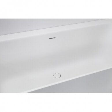 Akmens masės vonia PAA Quadro Wall 160 cm 2