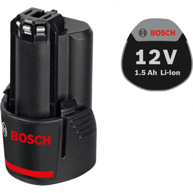 Akumuliatorius Bosch GBA 12V 1.5Ah Professional