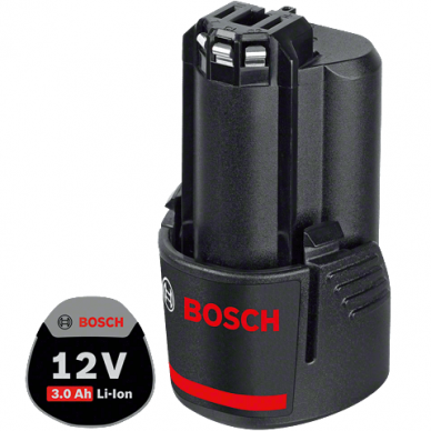 Akumuliatorius Bosch GBA 12V 3.0Ah Professional