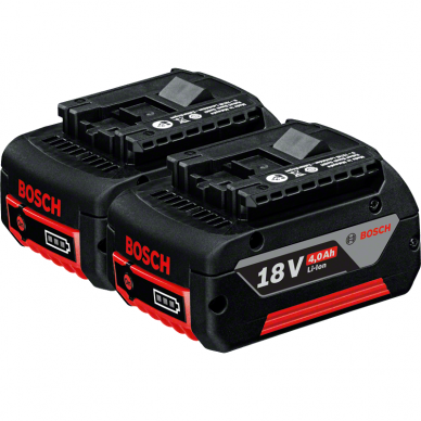 Akumuliatorius Bosch GBA 18V 2x4.0Ah  Professional
