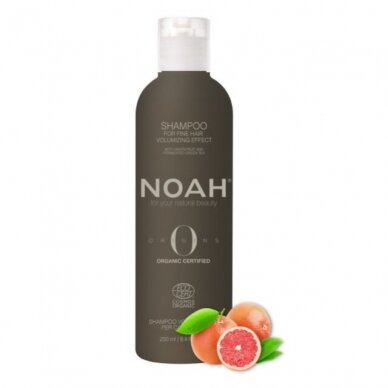 Apimties suteikiantis šampūnas Noah Origins ploniems plaukams 250 ml