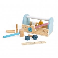 Bigjigs medinė meistro įrankių dėžė (16 el.)