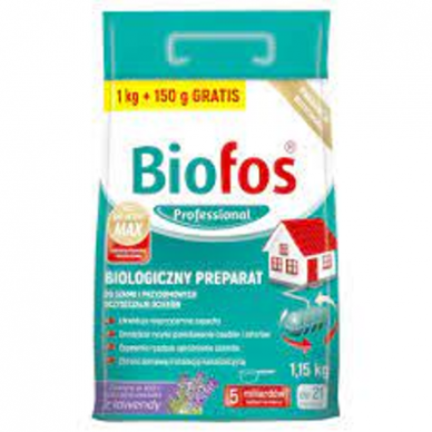 Biofos 1kg+150g bio. pr. sausiems ir lauko tualetams 1kg+150g