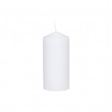 Cilindrinė žvakė Polar Kynttilät, balta, 7 × 15 cm