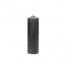 Cilindrinė žvakė Polar Kynttilät, pilka, 8 × 25 cm
