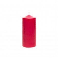 Cilindrinė žvakė Polar Kynttilät, tamsiai raudona, 7 × 15 cm
