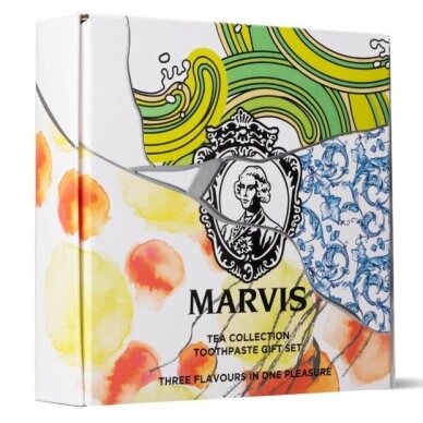 Dantų pastų rinkinys Marvis Tea Collection Toothpaste Gift Set 3x25ml