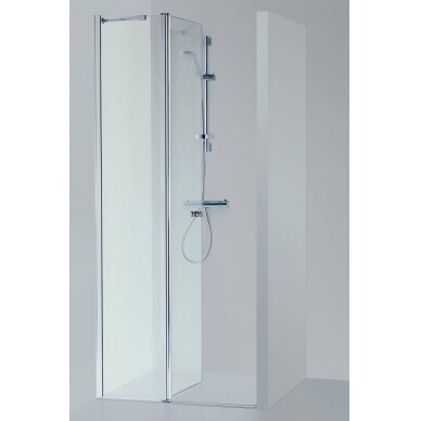 Dušo durys nišoms Brasta Glass Greta Plius 80, 90, 100, 110, 120 cm