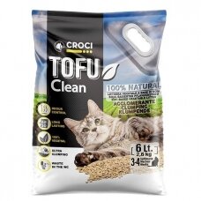 Ekologiškas kraikas katėms CROCI TOFU CLEAN 6l 2.6kg
