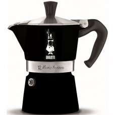 Espresso kavinukas Bialetti Moka Express juodas, 3 puodelių