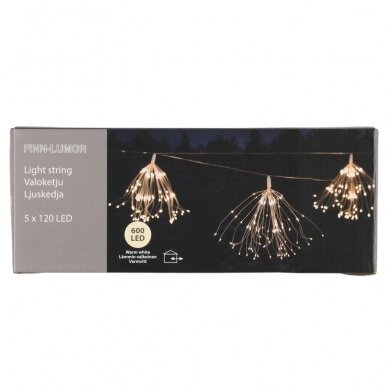 Girlianda Finnlumor Sparkling Star 5 × 120 LED 3