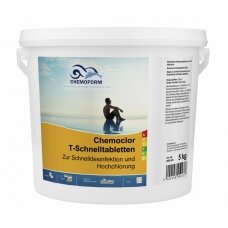 Greitai tirpstančios chloro tabletės Chemoform AG po 20 g, 5 kg
