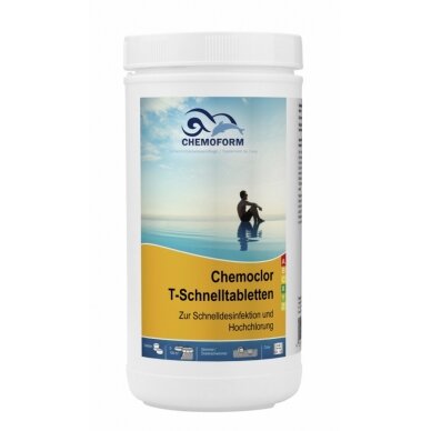 Greitai tirpstančios chloro tabletės Chemoform AG po 20 g, 1 kg