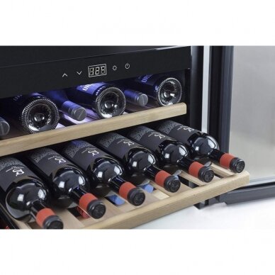 Įmontuojams vyno šaldytuvas CASO WineSafe 18 EB metalo korpusas 00629 2