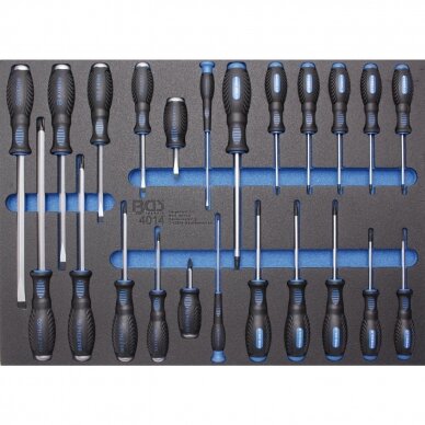 Įrankių spintelė BGS-technic, 7 stalčiai su 243 įrankiais 6