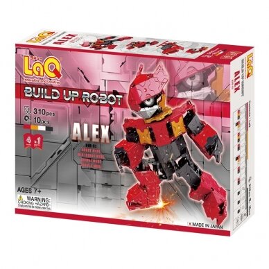 Japoniškas konstruktorius LaQ "Buildup Robot Alex"