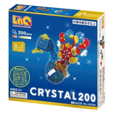 Japoniškas konstruktorius LaQ "Free Style Crystal 200"