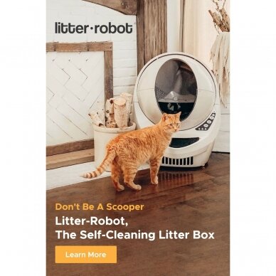 Kačių tualetas-robotas Litter-Robot 3
