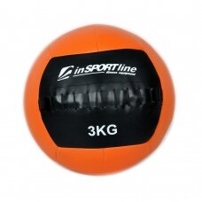 Kimštinis svorinis kamuolys inSPORTline WallBall 3 kg