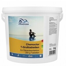Lėtai tirpstančios 200g chloro tabletės Chemoform Chemoclor T, 5kg