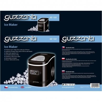Ledukų gaminimo aparatas GUZZANTI GZ-122