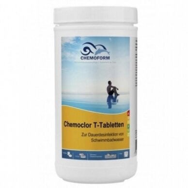 Lėtai tirpstančios chloro tabletės Chemoform AG po 20 g, 1 kg