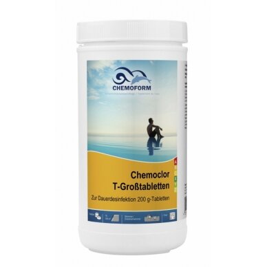 Lėtai tirpstančios chloro tabletės Chemoform AG po 200 g, 1 kg