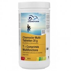 Multi tabletės po 20g (chloras, algicidas, flokuliantas) Chemoform, 1kg
