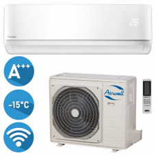 Oro kondicionierius/šilumos siurblys Airwell HARMONIA, efektyvus šildymas iki -15°C, šaldymas 2,64 kW, šildymas 2,92 kW