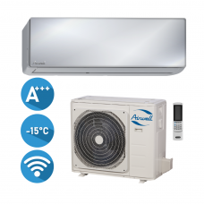 Oro kondicionierius/šilumos siurblys Airwell HARMONIA MIRROR, efektyvus šildymas iki -15°C, šaldymas 3,51 kW, šildymas 3,81 kW