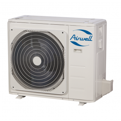 Oro kondicionierius/šilumos siurblys Airwell HARMONIA GREY, efektyvus šildymas iki -15°C, šaldymas 2,64 kW, šildymas 2,92 kW