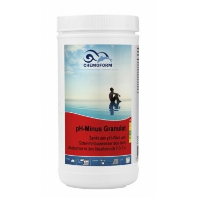 Granulės PH minus Chemoform AG, 1,5 kg