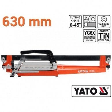 Plytelių pjaustymo staklės Yato 630mm, YT-3703 1