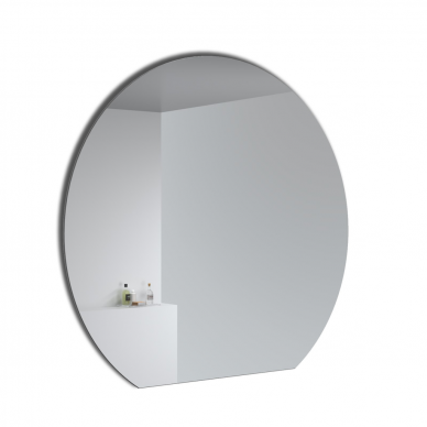 Pusapvalis veidrodis su apšvietimu Kame Semi round 100, 120 cm 2