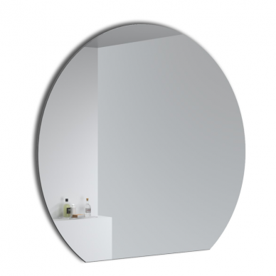 Pusapvalis veidrodis su apšvietimu Kame Semi round 100, 120 cm
