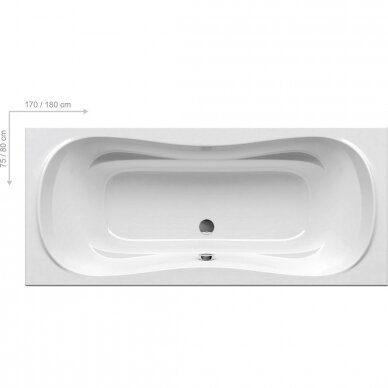 Ravak vonios komplektas: vonia Campanula II 170 cm