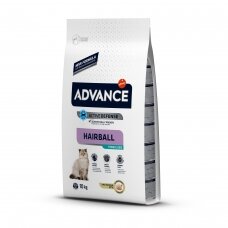 Sausas maistas katėms Advance Sterilized (Hairball) 10 kg