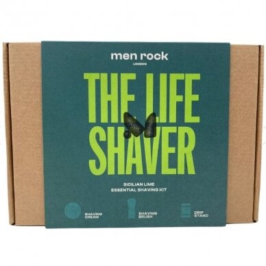 Skutimosi priemonių rinkinys Men Rock The Life Shaver Sicilian Lime