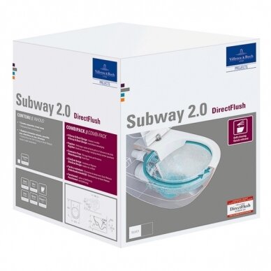 Pakabinams unitazas Villeroy & Boch  Subway 2.0 Direct Flush 4