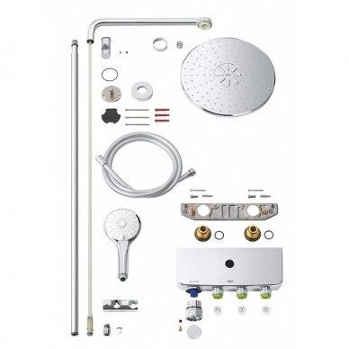 Termostatinė dušo sistema Grohe Euphoria SmartControl 310 Duo 1