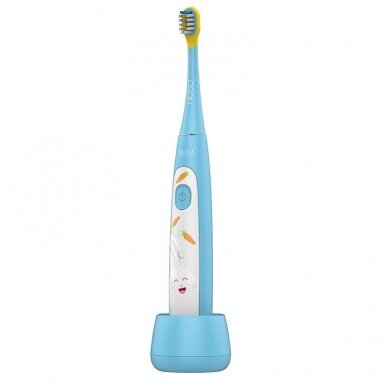 Vaikiškas įkraunamas elektrinis dantų šepetėlis OSOM Oral Care Kids Sonic Toothbrush Blue