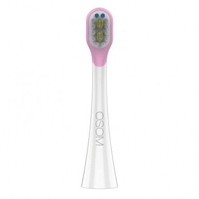 Vaikiškas įkraunamas elektrinis dantų šepetėlis OSOM Oral Care Kids Sonic Toothbrush Pink