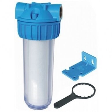 Vandens filtrų korpusas su laikikliu ir raktu, PR1-I