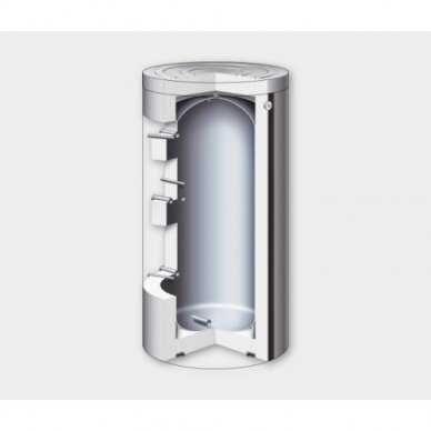 Viessmann šilumos siurblių priedas - Šildymo vandens kaupiklis Vitocell 100-W, tipas SVPA 46 l 1