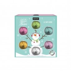 Vonios burbulų dovanų rinkinys Sence Snowman Warm Wishes, 6 × 45 g