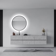 LED Vonios veidrodis SHARON ROUND 80 cm