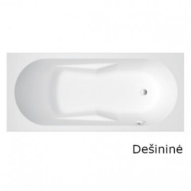 Akrilinė vonia Riho Lazy 170, 180 cm 3