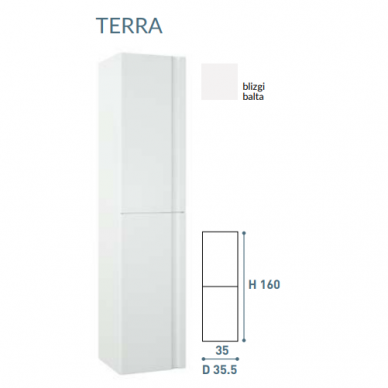 Vonios baldų komplektas Terra 60 13